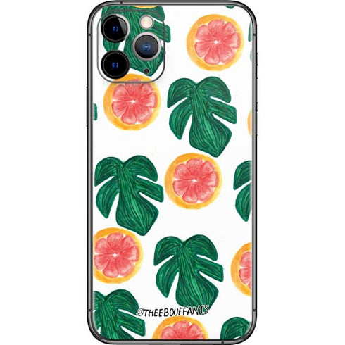 Bouffants and Broken Hearts Tropical Leaves and Citrus iPhone 11 Pro Skin
