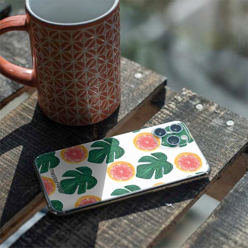 Bouffants and Broken Hearts Tropical Leaves and Citrus iPhone 11 Pro Skin