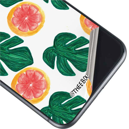 Bouffants and Broken Hearts Tropical Leaves and Citrus iPhone 11 Skin