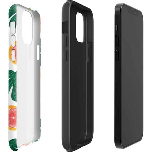 Bouffants and Broken Hearts Tropical Leaves and Citrus iPhone 12 Impact Case