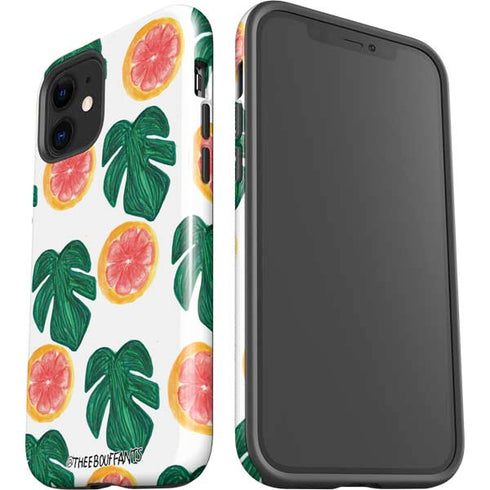Bouffants and Broken Hearts Tropical Leaves and Citrus iPhone 12 Impact Case