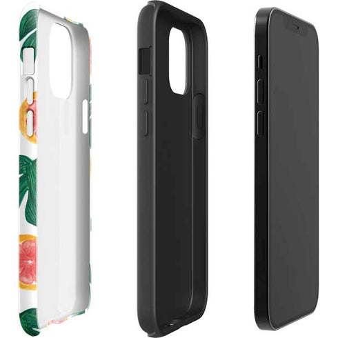 Bouffants and Broken Hearts Tropical Leaves and Citrus iPhone 12 Mini Impact Case