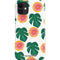 Bouffants and Broken Hearts Tropical Leaves and Citrus iPhone 12 Mini Lite Case