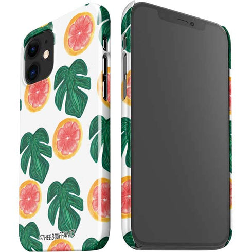 Bouffants and Broken Hearts Tropical Leaves and Citrus iPhone 12 Mini Lite Case