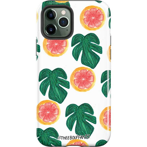 Bouffants and Broken Hearts Tropical Leaves and Citrus iPhone 12 Pro Max Impact Case