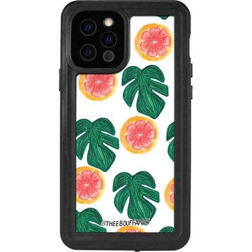 Bouffants and Broken Hearts Tropical Leaves and Citrus iPhone 12 Pro Waterproof Case