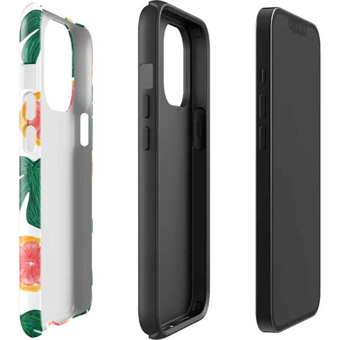 Bouffants and Broken Hearts Tropical Leaves and Citrus iPhone 13 Pro Impact Case