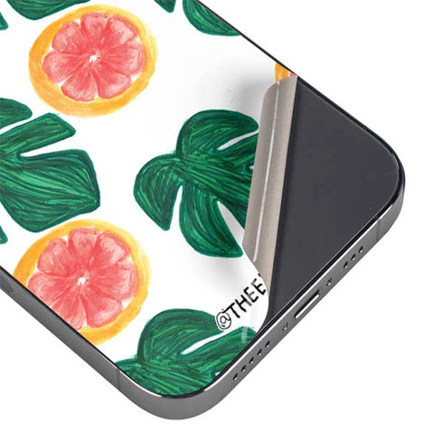 Bouffants and Broken Hearts Tropical Leaves and Citrus iPhone 13 Pro Max Skin