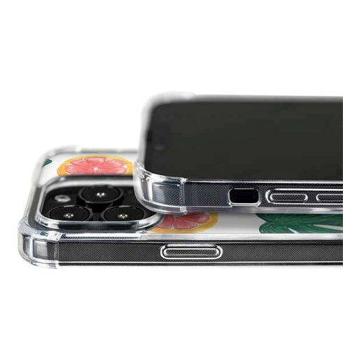 Bouffants and Broken Hearts Tropical Leaves and Citrus iPhone 14 Pro MagSafe Case