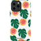 Bouffants and Broken Hearts Tropical Leaves and Citrus iPhone 15 Pro Max Impact Case