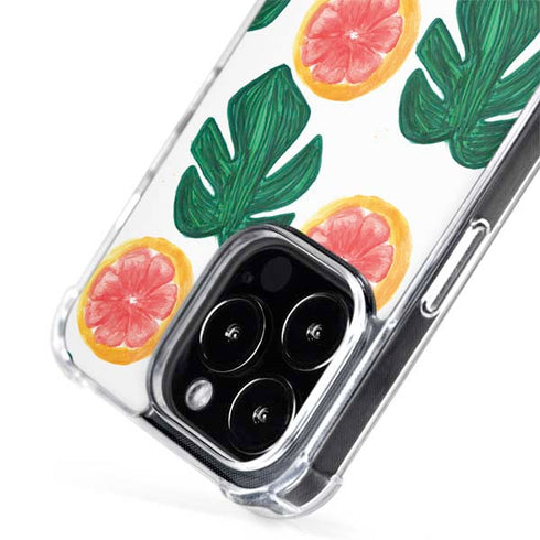 Bouffants and Broken Hearts Tropical Leaves and Citrus iPhone 14 Pro Max MagSafe Case