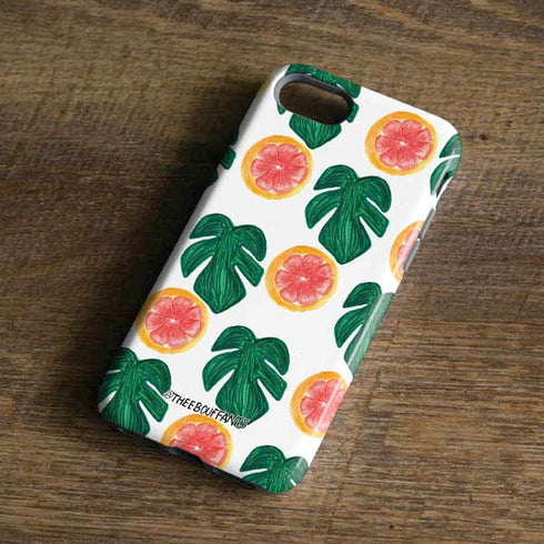 Bouffants and Broken Hearts Tropical Leaves and Citrus iPhone 8 Pro Case