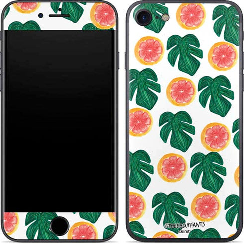 Bouffants and Broken Hearts Tropical Leaves and Citrus iPhone 8 Skin