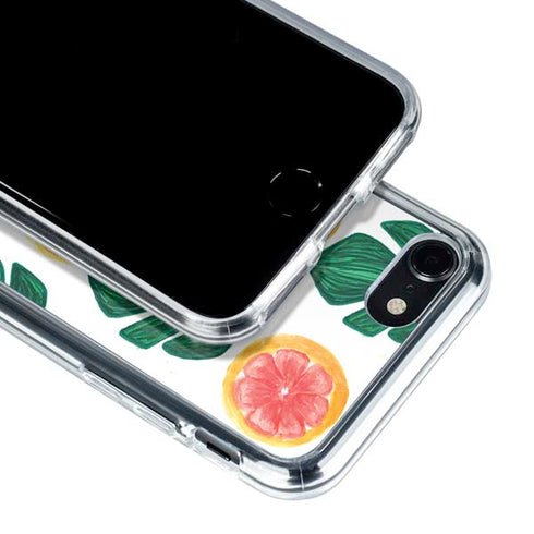 Bouffants and Broken Hearts Tropical Leaves and Citrus iPhone SE (2nd & 3rd Gen) Clear Case
