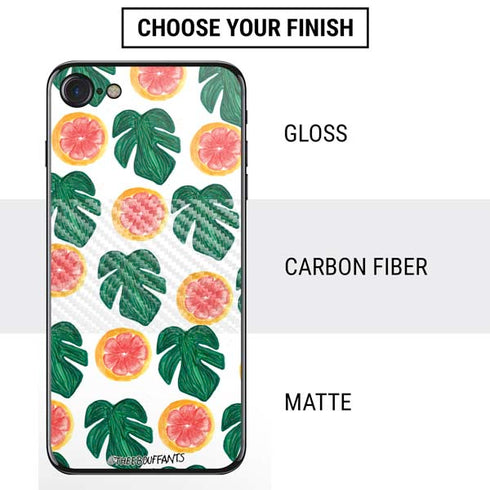 Bouffants and Broken Hearts Tropical Leaves and Citrus iPhone SE (2nd & 3rd Gen) Skin