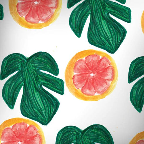 Bouffants and Broken Hearts Tropical Leaves and Citrus iPhone X Skin