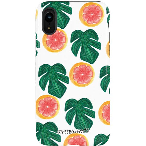 Bouffants and Broken Hearts Tropical Leaves and Citrus iPhone XR Pro Case