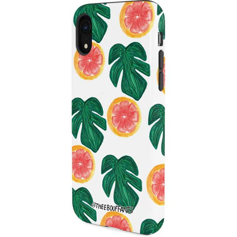 Bouffants and Broken Hearts Tropical Leaves and Citrus iPhone XR Pro Case