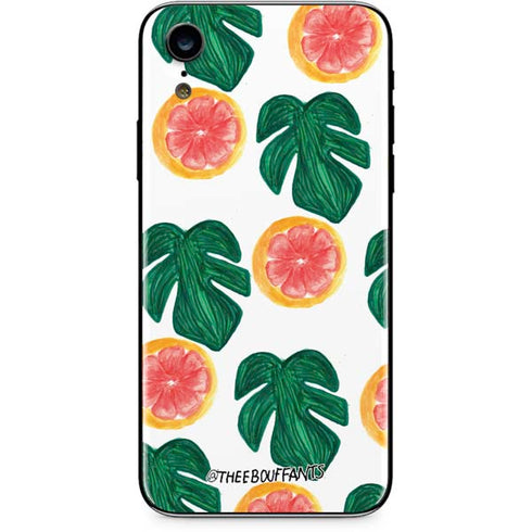 Bouffants and Broken Hearts Tropical Leaves and Citrus iPhone XR Skin