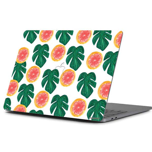Bouffants and Broken Hearts Tropical Leaves and Citrus Apple MacBook Pro 13-inch Skin