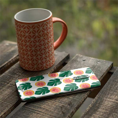 Bouffants and Broken Hearts Tropical Leaves and Citrus OnePlus 7 Pro Skin