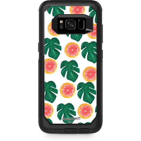 Bouffants and Broken Hearts Tropical Leaves and Citrus Otterbox Commuter Galaxy Skin