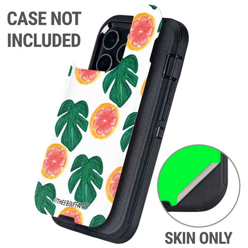 Bouffants and Broken Hearts Tropical Leaves and Citrus Otterbox Defender iPhone Skin