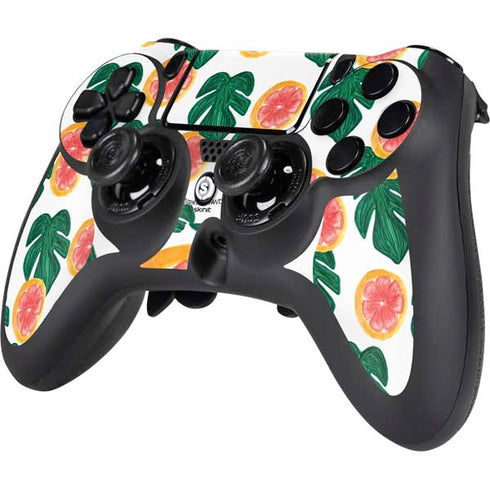 Bouffants and Broken Hearts Tropical Leaves and Citrus PS4/PC SCUF Impact Controller Skin
