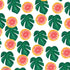Bouffants and Broken Hearts Tropical Leaves and Citrus PS4 Pro/Slim Controller Skin
