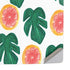 Bouffants and Broken Hearts Tropical Leaves and Citrus PS5 Slim Digital Edition Console Skin