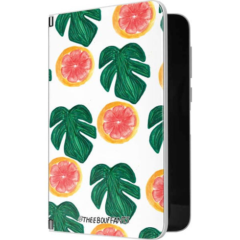 Bouffants and Broken Hearts Tropical Leaves and Citrus Surface Duo Skin