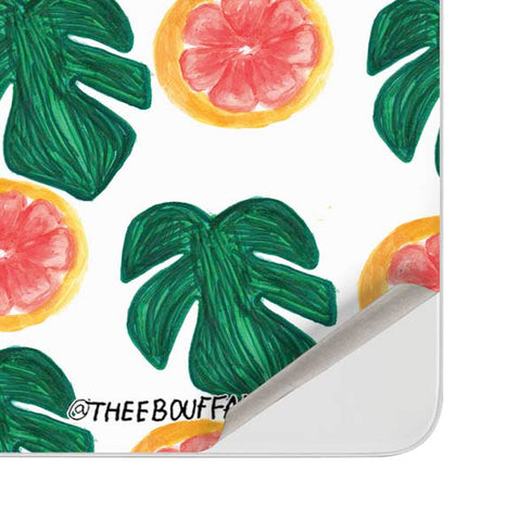 Bouffants and Broken Hearts Tropical Leaves and Citrus Surface Duo Skin