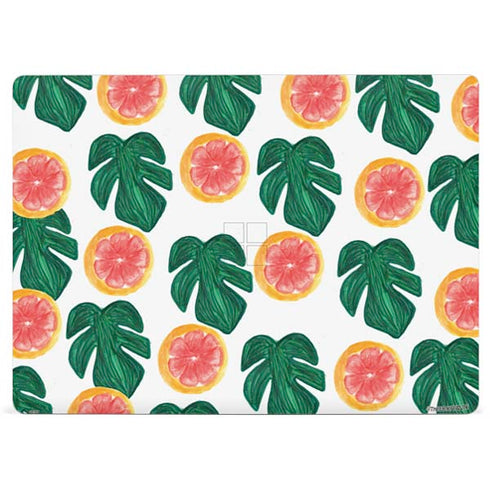 Bouffants and Broken Hearts Tropical Leaves and Citrus Surface Laptop 3 13.5in Skin