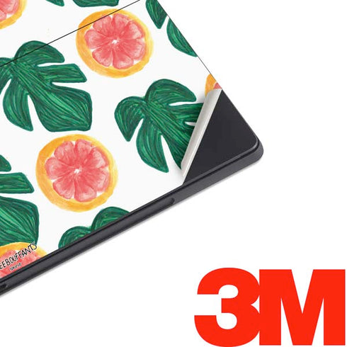 Bouffants and Broken Hearts Tropical Leaves and Citrus Surface Pro 7 Skin
