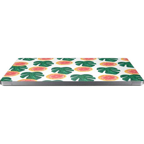 Bouffants and Broken Hearts Tropical Leaves and Citrus Universal Laptop 11in (8.8 x 6.2in) Skin