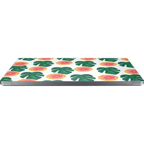 Bouffants and Broken Hearts Tropical Leaves and Citrus Universal Laptop 16in (13 x 9.4in) Skin