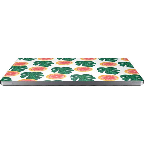 Bouffants and Broken Hearts Tropical Leaves and Citrus Universal Laptop 17in (13.8 x 10in) Skin