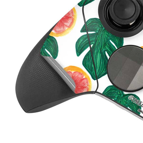 Bouffants and Broken Hearts Tropical Leaves and Citrus Xbox Elite Wireless Controller Series 2 Skin