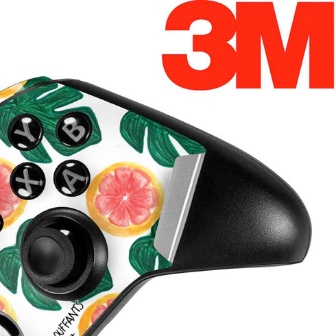Bouffants and Broken Hearts Tropical Leaves and Citrus Xbox One Elite Controller Skin