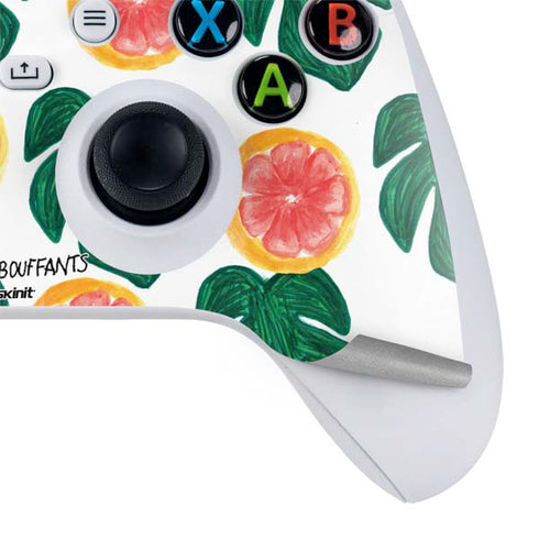 Bouffants and Broken Hearts Tropical Leaves and Citrus Xbox Series S Bundle Skin