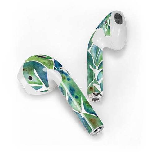 Cat Coq Tropical Leaves Apple AirPods 2 Skin