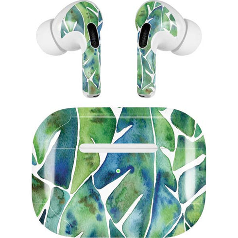 Cat Coq Tropical Leaves Apple AirPods Pro Skin