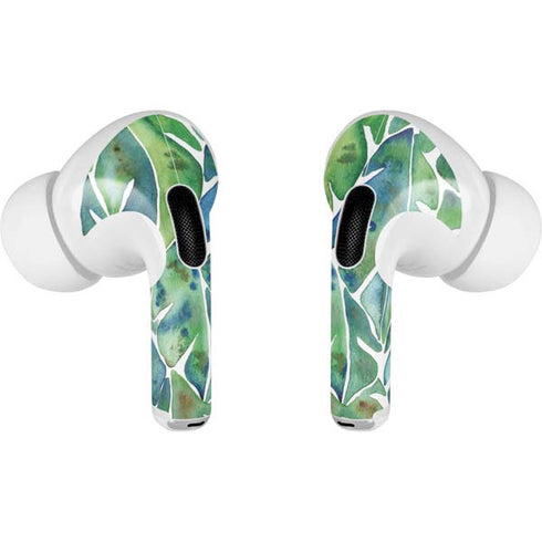 Cat Coq Tropical Leaves Apple AirPods Pro Skin