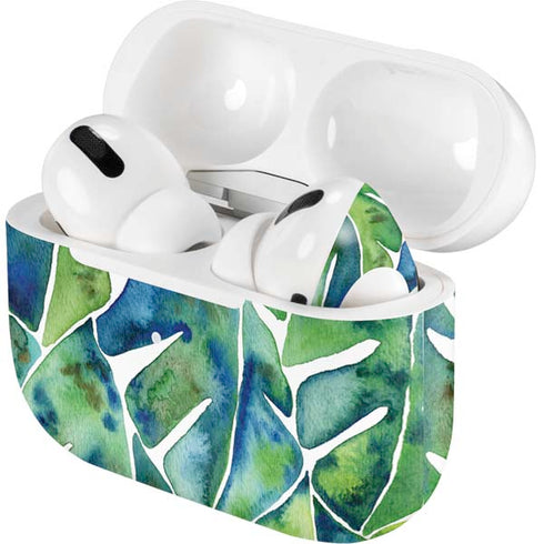 Cat Coq Tropical Leaves Apple AirPods Pro Skin