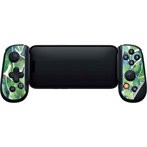 Tropical Leaves by Cat Coq Backbone One for iPhone Game Controller Skin