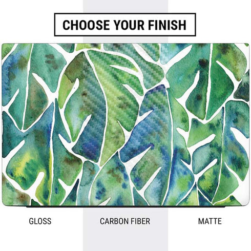 Cat Coq Tropical Leaves Dell Vostro Skin