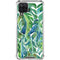Cat Coq Tropical Leaves Galaxy A12 Clear Case