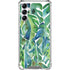Cat Coq Tropical Leaves Galaxy A14 5G Clear Case
