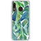 Cat Coq Tropical Leaves Galaxy A20 Clear Case