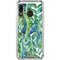 Cat Coq Tropical Leaves Galaxy A30 Clear Case